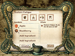 Создание зелий в TES IV: Oblivion
