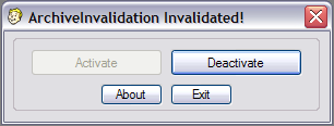 ArchiveInvalidation Invalidated