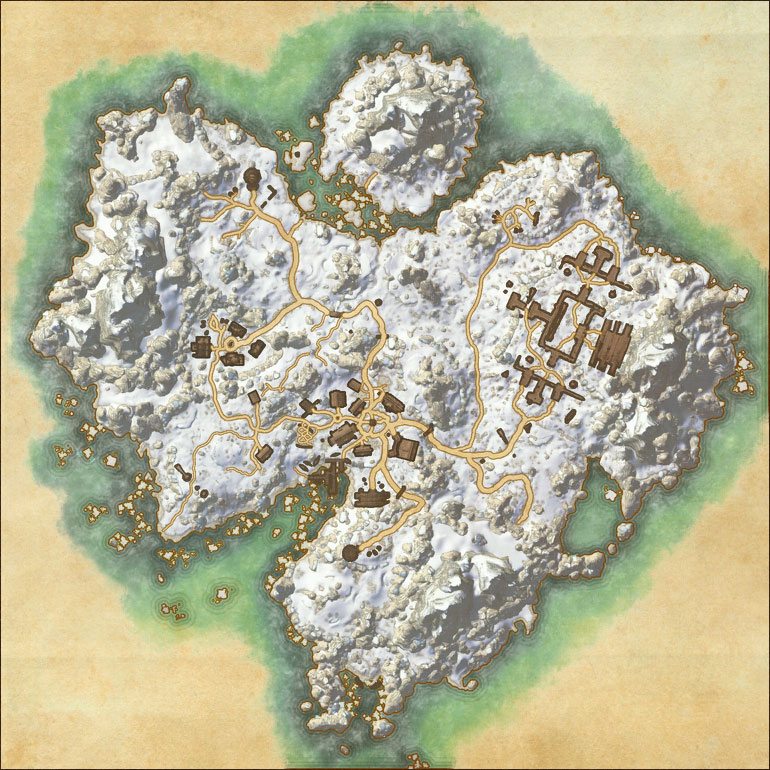 Карта острова Бликрок