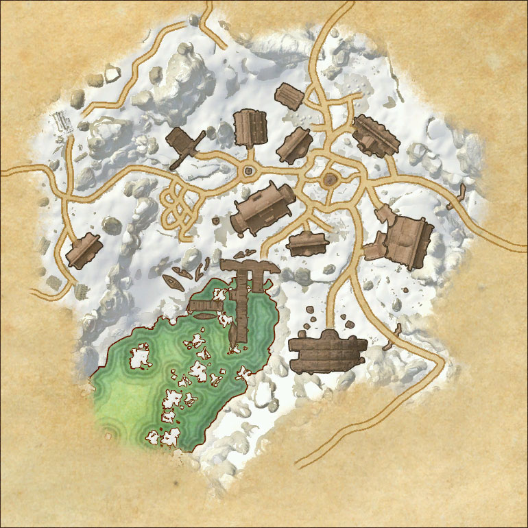 Карта деревни Бликрок
